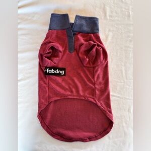 NWT Fabdog Red and Blue Dog Shirt